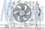 Вентилятор радиатора NISSENS BS62464