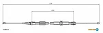 Трос ручника ADRIAUTO BS151261