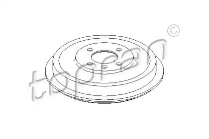 Задний тормозной барабан Topran BS274504