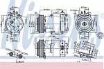 Компрессор кондиционера NISSENS BS97453
