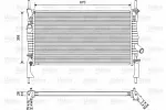 Радиатор охлаждения двигателя VALEO BS91851