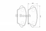 Тормозные накладки BOSCH BS147507