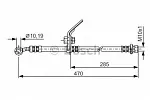 Тормозной шланг BOSCH BS134734