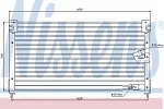 Радиатор кондиционера NISSENS BS98481 Радиатор кондиционера NISSENS BS98481