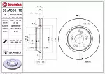 Тормозной диск BREMBO BS139413