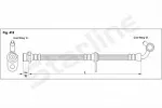 Тормозной шланг STARLINE BS134821