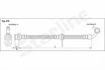 Тормозной шланг STARLINE BS134383