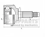 ШРУС NIPPARTS BS163250