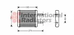 Радиатор отопителя печки VAN WEZEL BS117589