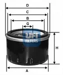 Масляный фильтр UFI BS171449