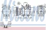 Компрессор кондиционера NISSENS BS97633
