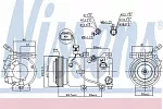 Компрессор кондиционера NISSENS BS97934