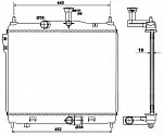 Радиатор охлаждения двигателя NRF BS91032