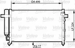 Радиатор кондиционера VALEO BS99385