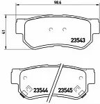 Тормозные накладки BREMBO BS147607