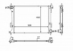 Радиатор охлаждения двигателя NRF BS90537