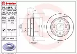 Тормозной диск BREMBO BS136468 Тормозной диск BREMBO BS136468