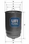 Топливный фильтр UFI BS173981