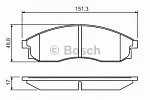 Тормозные накладки BOSCH BS148066