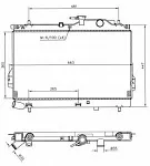 Радиатор охлаждения двигателя NRF BS91902