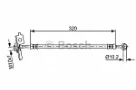 Тормозной шланг BOSCH BS134953