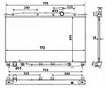 Радиатор охлаждения двигателя NRF BS90995