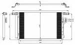 Радиатор кондиционера NRF BS99219