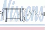 Радиатор печки NISSENS BS118597 Радиатор печки NISSENS BS118597
