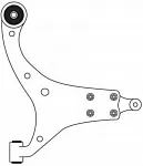 Рычаг подвески FRAP BS34270