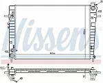 Радиатор охлаждения двигателя NISSENS BS92259 Радиатор охлаждения двигателя NISSENS BS92259