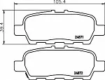 Тормозные накладки MINTEX BS147490