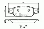 Тормозные накладки BOSCH BS149134