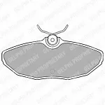 Тормозные колодки DELPHI Задние BS143719