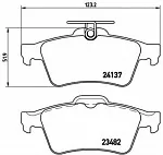 Тормозные накладки BREMBO BS147381