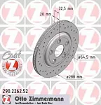 Тормозной диск ZIMMERMANN BS139620