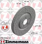 Тормозной диск ZIMMERMANN BS140164