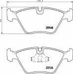 Тормозные накладки MINTEX BS148156