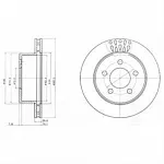 Тормозной диск DELPHI BS140223