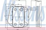 Масляный радиатор NISSENS BS92703 Масляный радиатор NISSENS BS92703