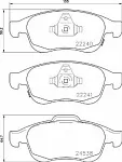 Тормозные колодки BREMBO BS144757
