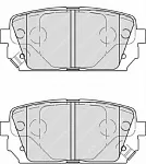 Тормозные накладки FERODO BS148410