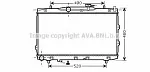 Радиатор охлаждения двигателя AVA BS90560