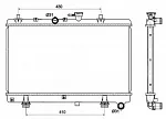 Радиатор охлаждения двигателя NRF BS90546