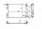 Радиатор охлаждения двигателя NRF BS90905