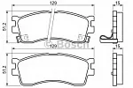 Тормозные накладки BOSCH BS147408