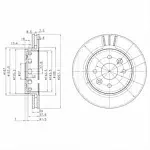 Тормозной диск DELPHI BS139327