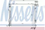 Радиатор охлаждения двигателя NISSENS BS92294 Радиатор охлаждения двигателя NISSENS BS92294