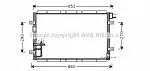 Радиатор кондиционера AVA BS98789