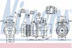 Компрессор кондиционера NISSENS BS97772