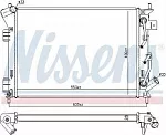 Радиатор охлаждения двигателя NISSENS BS92399 Радиатор охлаждения двигателя NISSENS BS92399